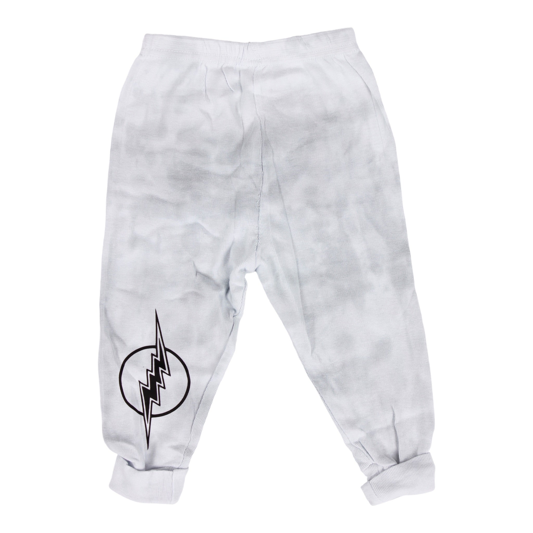 Two Piece Set Grey Tie Dye with Lightning Bolt - Denny's