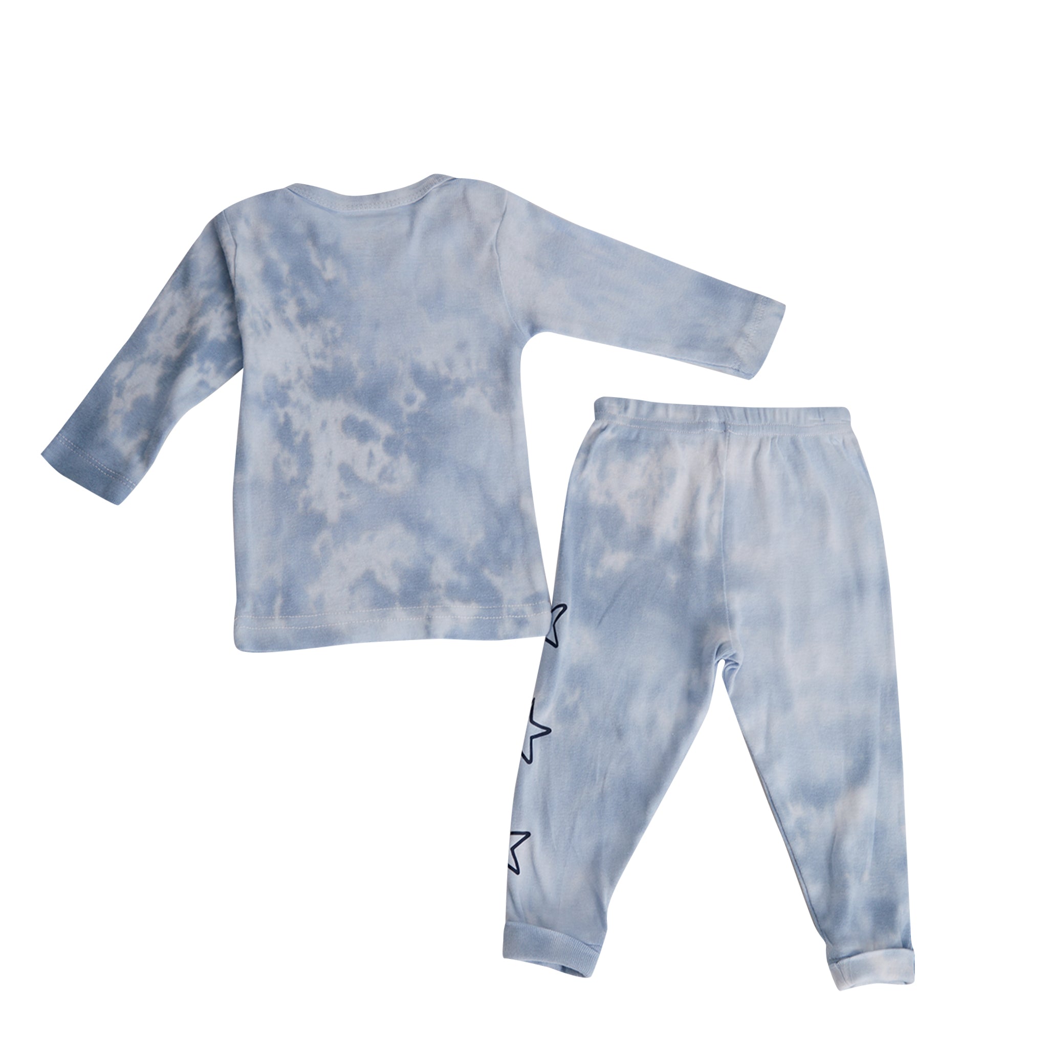 2pc Blue Tie Dye Baby Star Set - Denny's