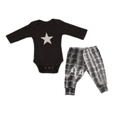 2pc Black Tie Dye Take Home Set - Denny's