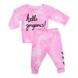2pc Pink Tie Dye Hello Gorgeous Set - Denny's