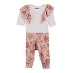 2pc New Floral Ruffle Onesie Set - Denny's