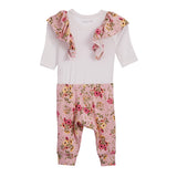 2pc New Floral Ruffle Onesie Set - Denny's