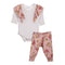2pc New Floral Ruffle Onesie Set - Denny's