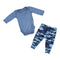 Navy Camo Onsie Pant Set - Denny's