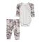 2pc Ivory & Blue Camo Knit Set - Denny's