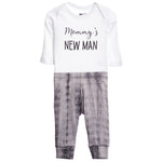 2pc Mommys New Man Onesie & Tie Dye Pant Set - Denny's