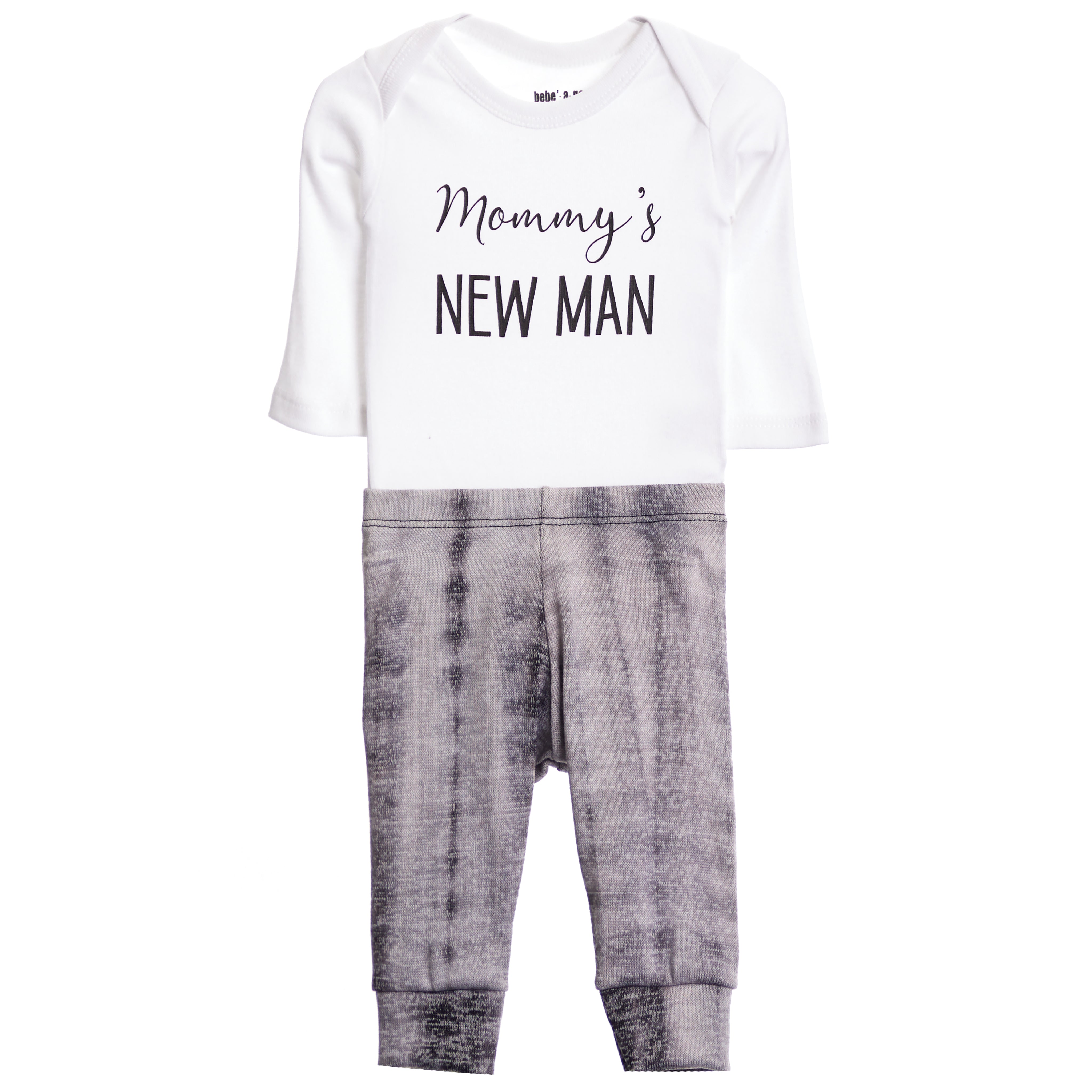 2pc Mommys New Man Onesie & Tie Dye Pant Set - Denny's