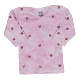 Two Piece Pink Tie Dye Set with Pink Glitter Hearts - Denny's