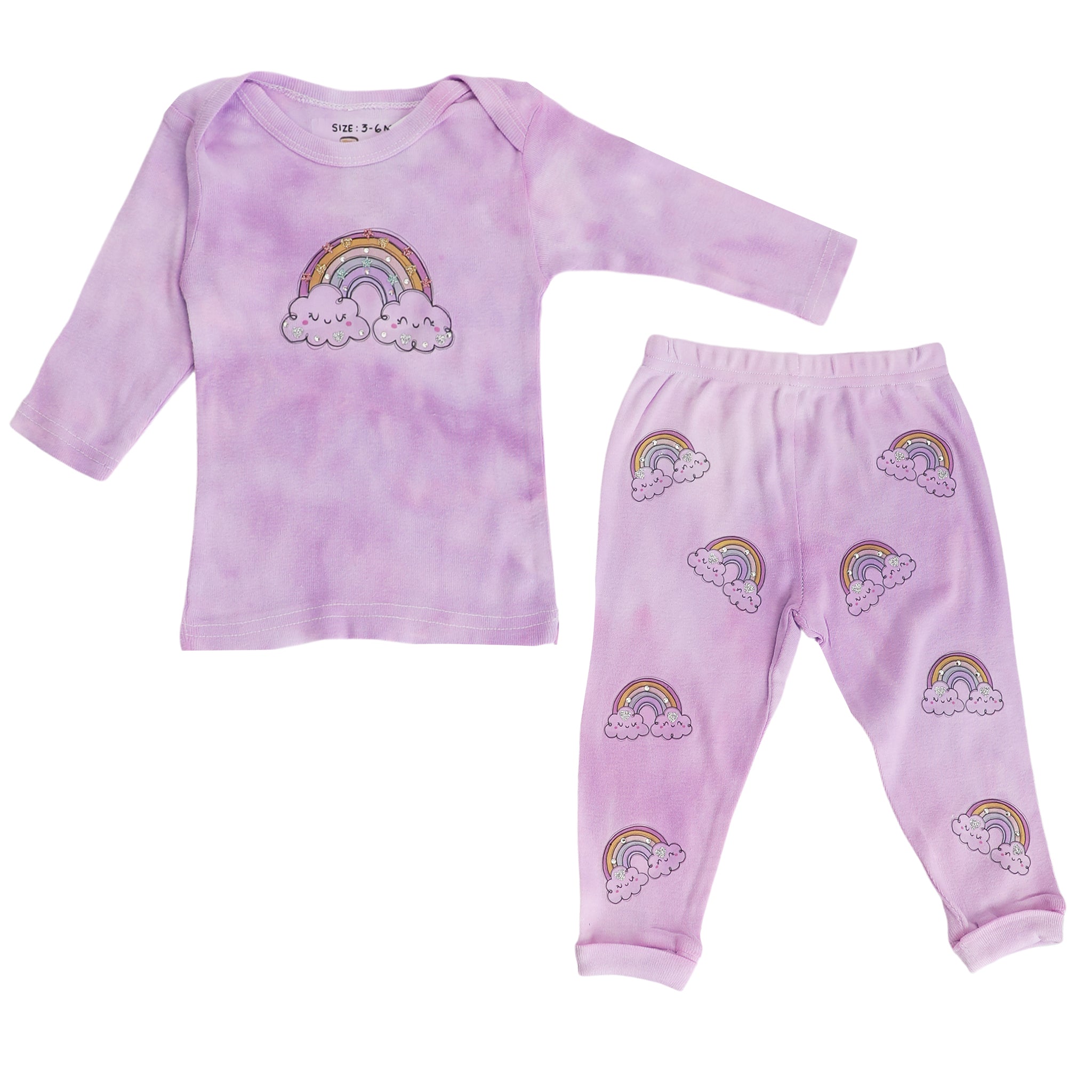 2pc Lavender Tie Dye Rainbow Set - Denny's