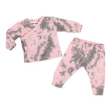 Pink & Grey 2pc Tie Dye Take Home Set - Denny's