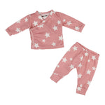2pc White Stars Side Snap Take Home Set - Denny's