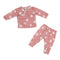 2pc White Stars Side Snap Take Home Set - Denny's
