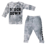 2pc Gray Tie Dye Touch Down Set - Denny's