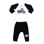 2pc Set Raglan Tee w Harem Pant - Denny's