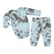 2pc Blue/Grey Tie Dye Onesie Take Home Set - Denny's
