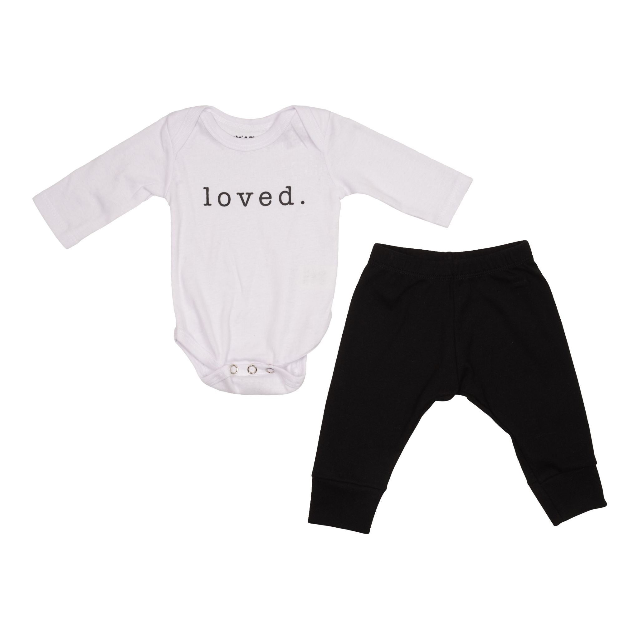Loved 2 Piece Onesie Take Home Set - Denny's