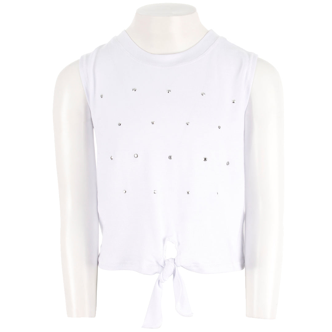 Tank With Tie Silver Studs - Denny's