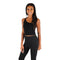 One Shoulder Ribbed Hardware Crop - Denny's