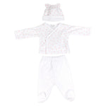 3pc Take Home Pink Bear and Hat - Denny's
