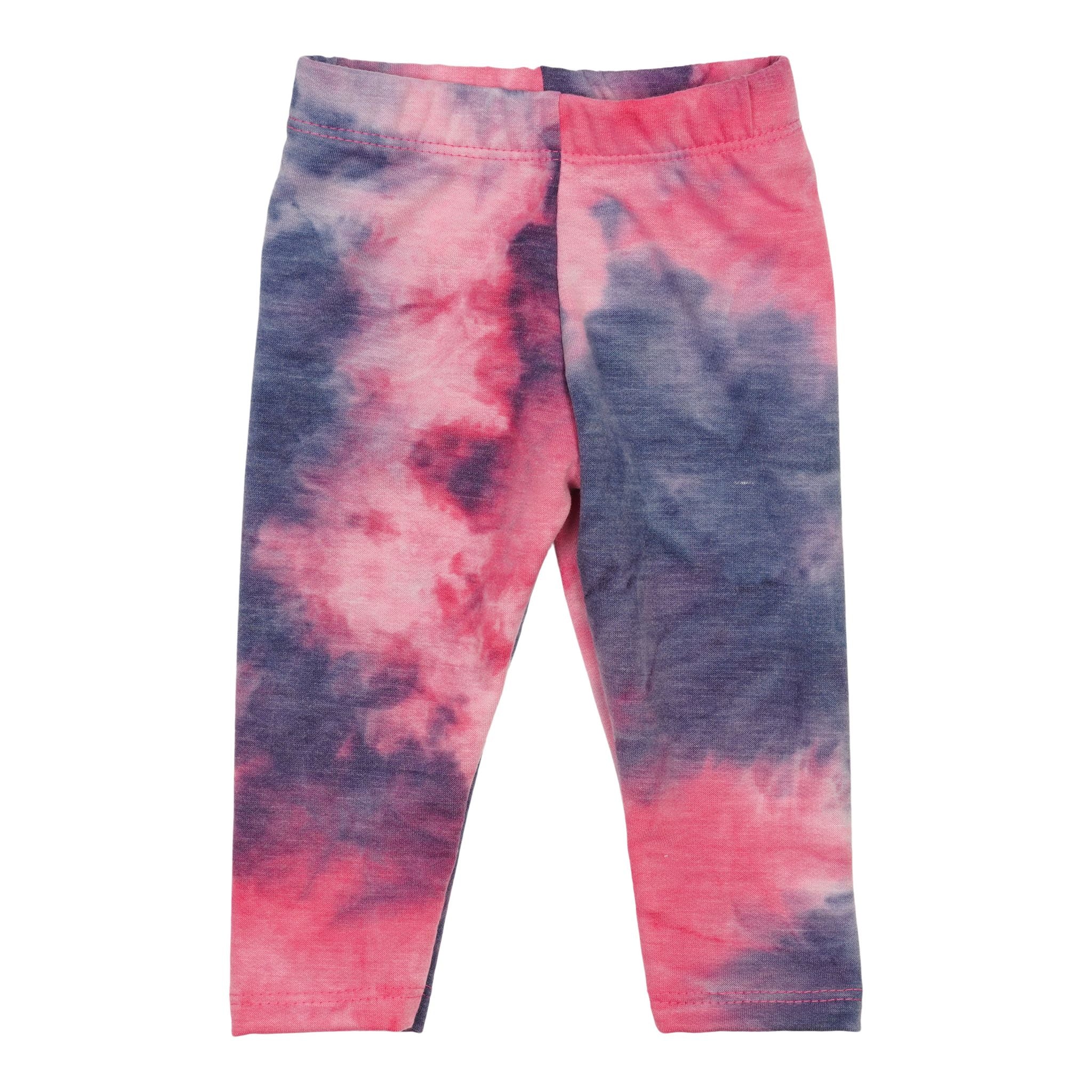 Pink & Blue Tie Dye Legging - Denny's
