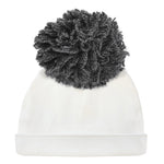 Hat with Charcoal Yarn Pom - Denny's