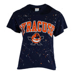Syracuse High Low Paint Splatter Tee - Denny's