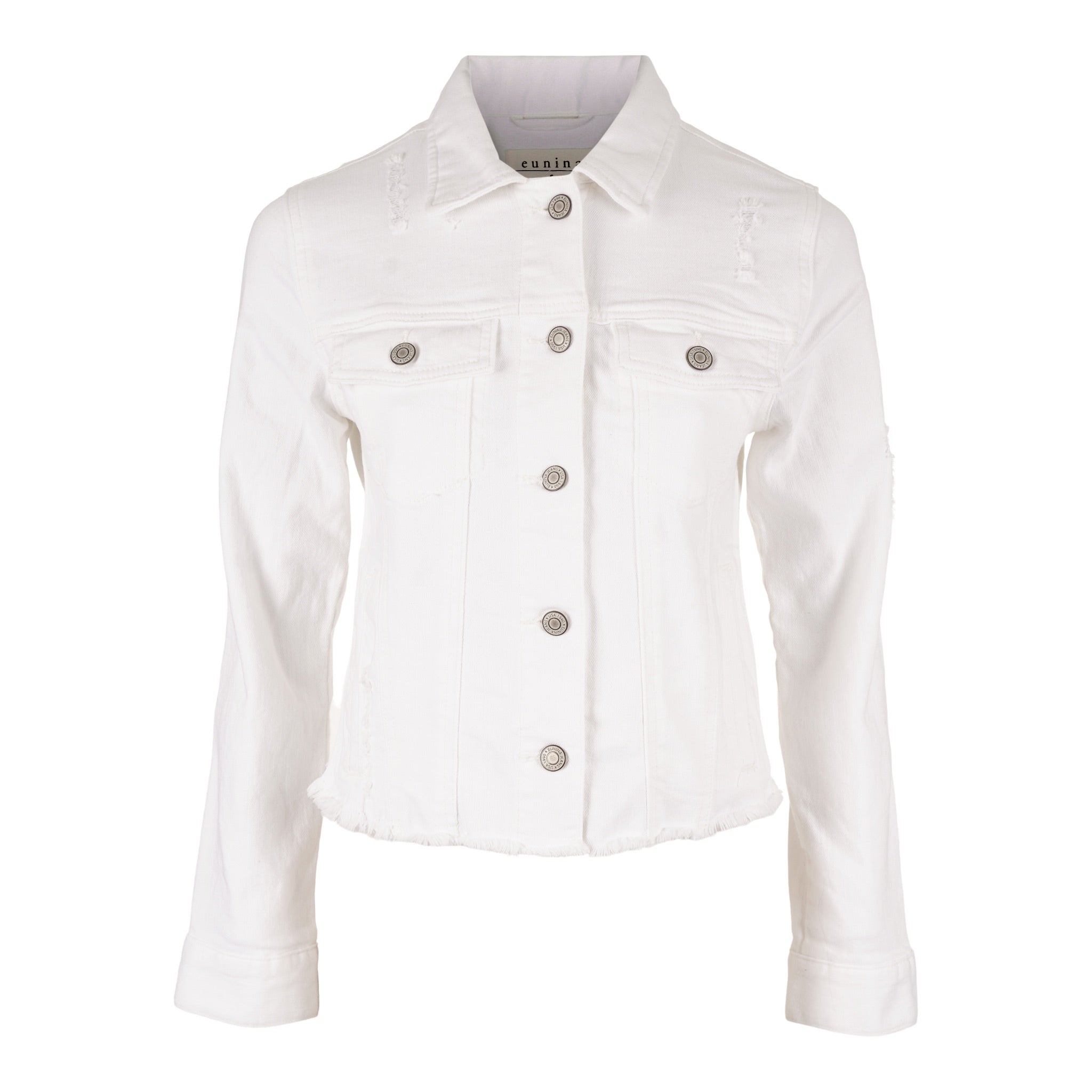 Abbey Raw Hem Fitted Jacket - Denny's