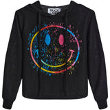 Smiley Splatter Hacci Hoodie - Denny's