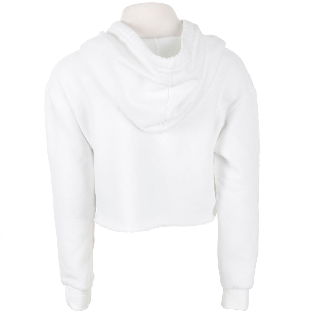 Long Sleeve Cropped Hoody with Stars - Denny's