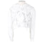 Long Sleeve Cropped Hoody with Stars - Denny's