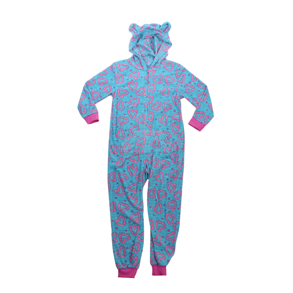 Hooded Onesie Blue A Toll - Denny's