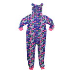 Hooded Onesie Dazzling Blue Hearts - Denny's