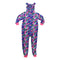 Hooded Onesie Dazzling Blue Hearts - Denny's