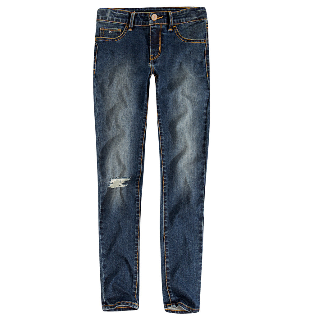 710 Super Skinny Jean w Destruction - Denny's