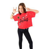 Rolling Stones Tee with Splatter Patches - Denny's