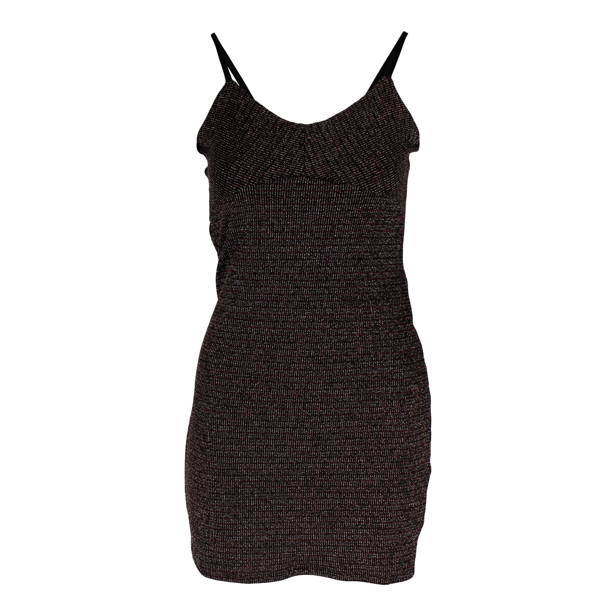 Navy Lurex Dress - Denny's