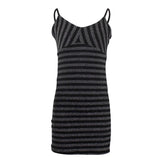 Lurex Stripe Dress - Denny's
