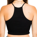Thick Ribbed Racerback Crop Cami - Denny's