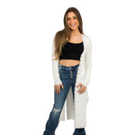 Vneck Long Cardigan Sweater - Denny's