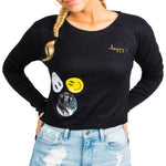 Long Sleeve Thermal with Happy Smiley Foil - Denny's