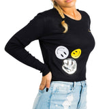 Long Sleeve Thermal with Happy Smiley Foil - Denny's
