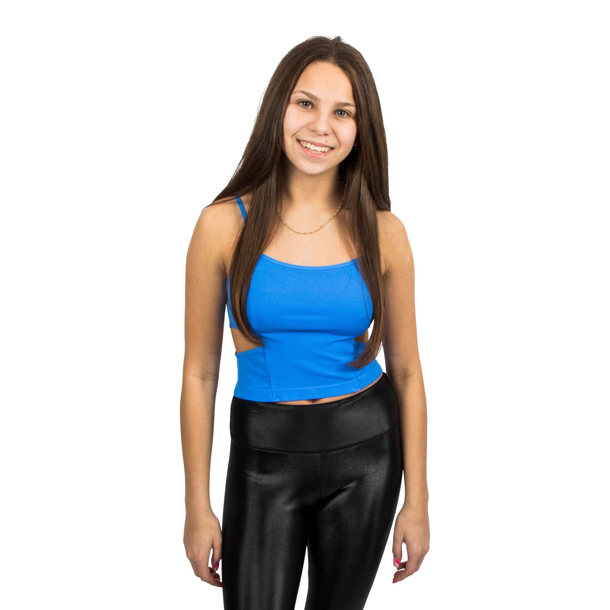 RIbbed Seamless Side Cutout Cami - Denny's