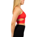 RIbbed Seamless Side Cutout Cami - Denny's