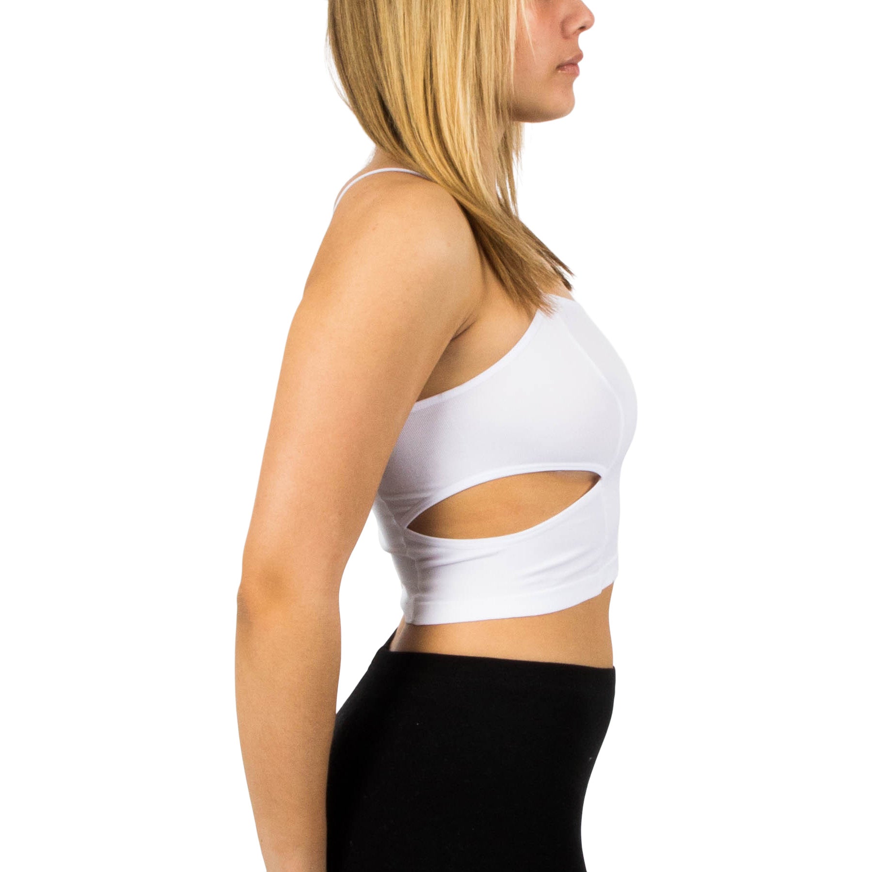 RIbbed Seamless Side Cutout Cami - Denny's