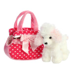 Fancy Pink Polka Dot Poodle - Denny's