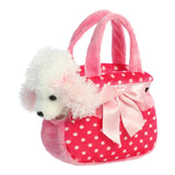 Fancy Pink Polka Dot Poodle - Denny's