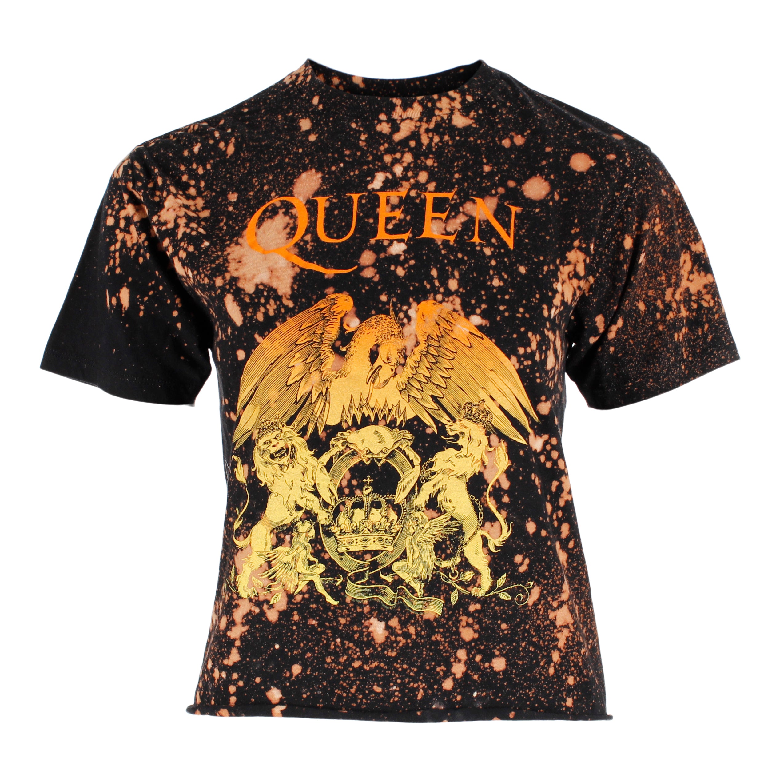 Queen Crop Bleached Tee - Denny's
