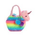 Fancy Pals Rainbow Unicorn Pet Carrier Purse - Denny's