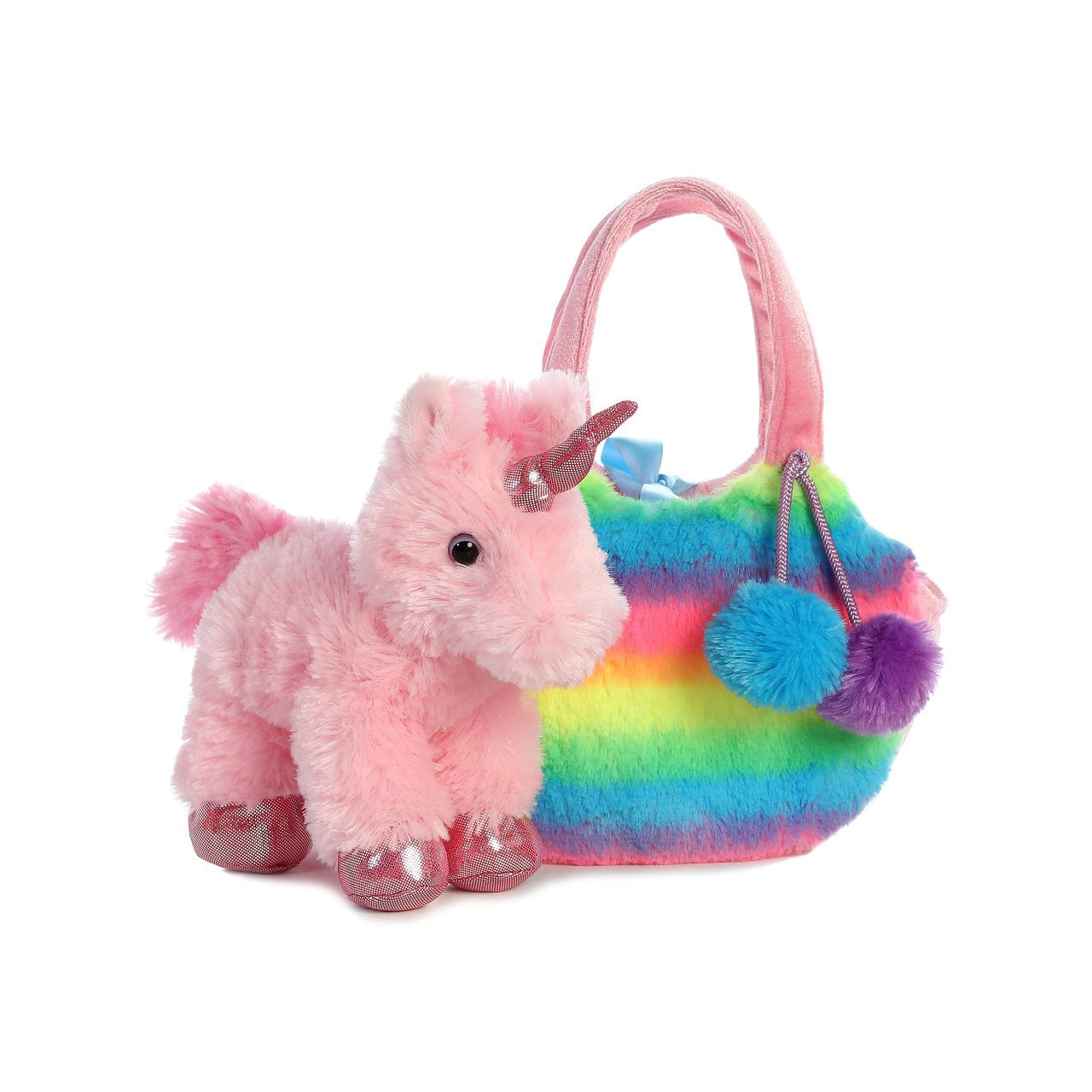 Fancy Pals Rainbow Unicorn Pet Carrier Purse - Denny's