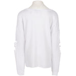 Long Sleeve Top with Cut Sleeves and with Hearts - Denny's